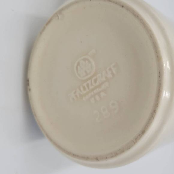 Vtg Pfaltzgraff Coffee Mug One Size Ivory Nordic Christmas Tree Holiday Set of 4 - Picture 4 of 7